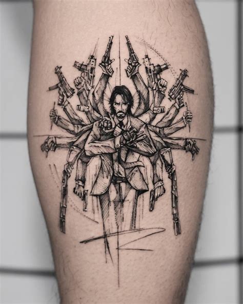 Keanu Reaves. . John wick tattoo ideas
